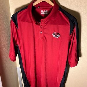 NCAA Under Armour Men’s SJU Heat Gear Loose Fit Polo Red/Black Medium